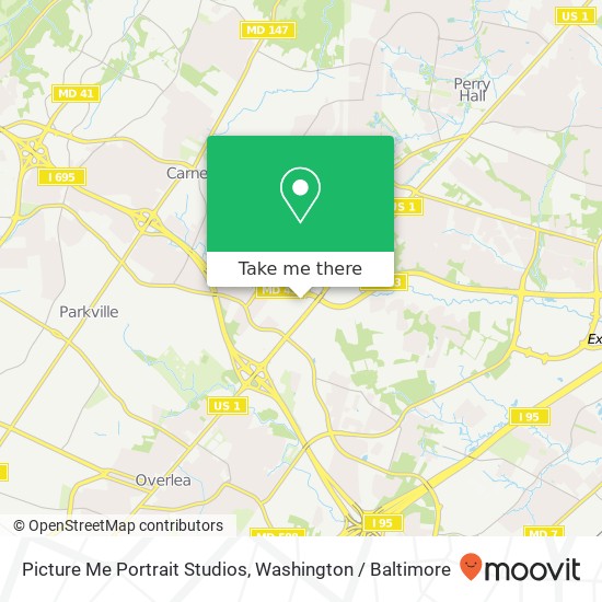 Mapa de Picture Me Portrait Studios