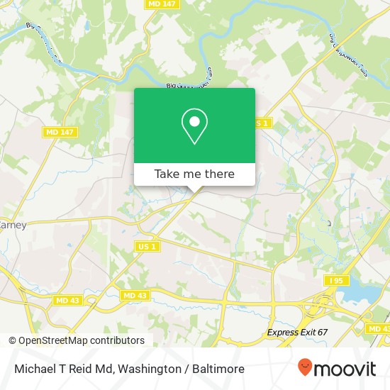 Michael T Reid Md map