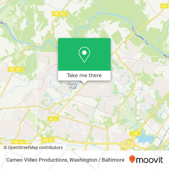 Cameo Video Productions map