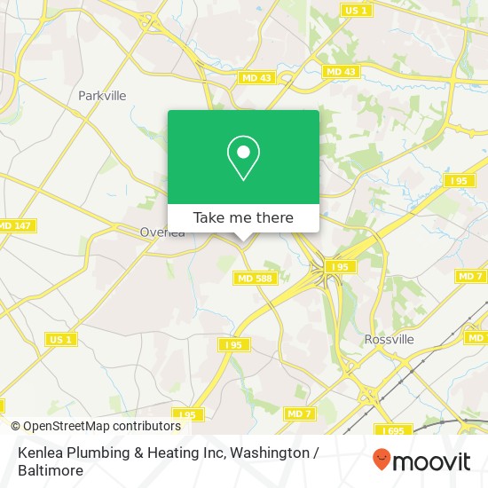 Mapa de Kenlea Plumbing & Heating Inc