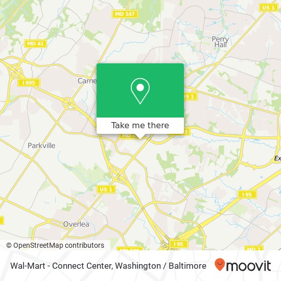 Wal-Mart - Connect Center map