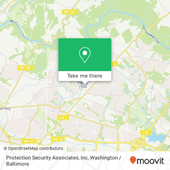 Mapa de Protection Security Associates, Inc