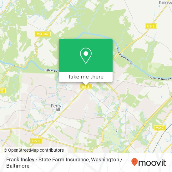 Mapa de Frank Insley - State Farm Insurance