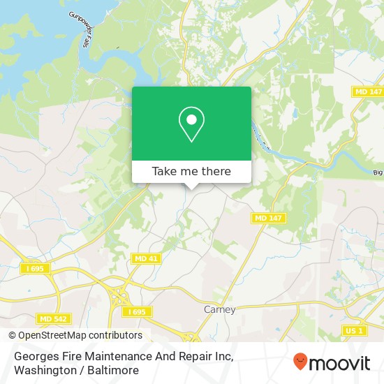 Mapa de Georges Fire Maintenance And Repair Inc