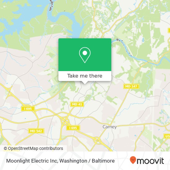 Moonlight Electric Inc map