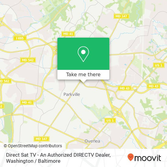 Mapa de Direct Sat TV - An Authorized DIRECTV Dealer