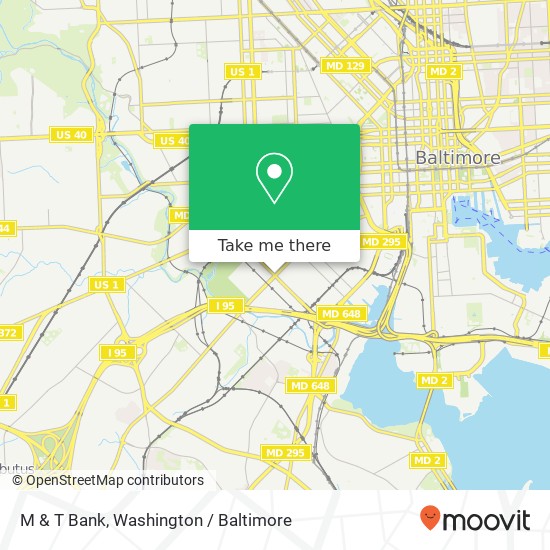 M & T Bank map