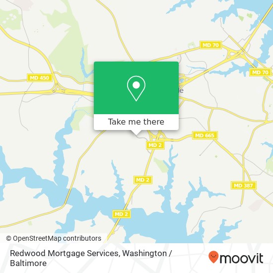 Redwood Mortgage Services map