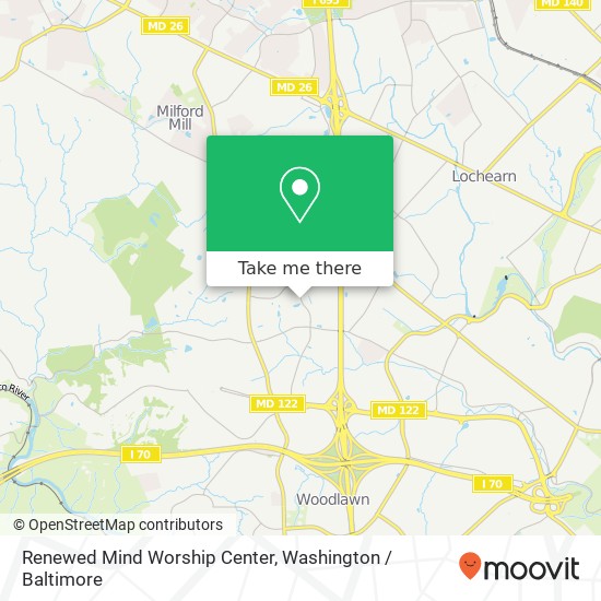 Mapa de Renewed Mind Worship Center