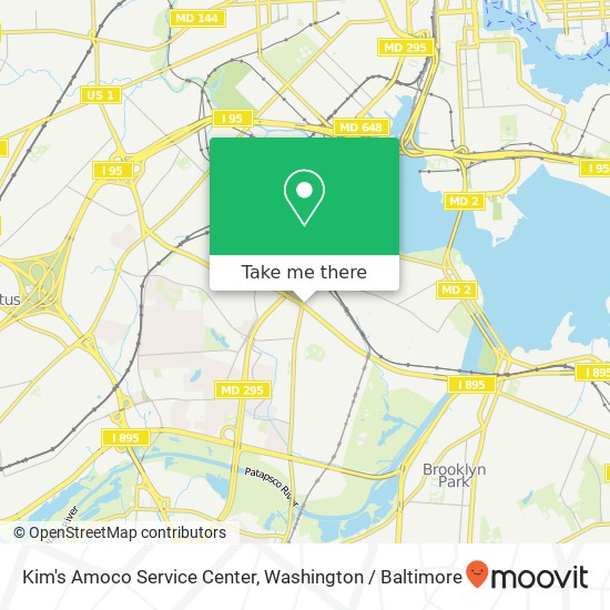 Kim's Amoco Service Center map