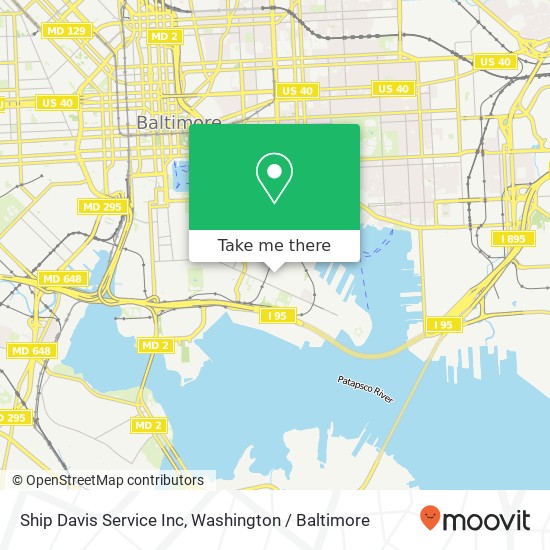 Ship Davis Service Inc map