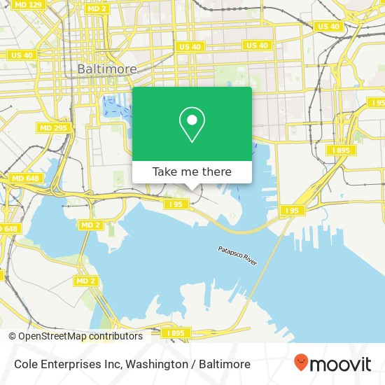 Mapa de Cole Enterprises Inc