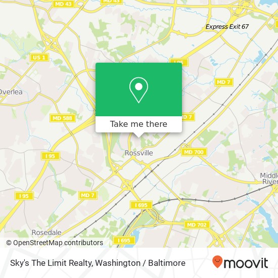 Sky's The Limit Realty map