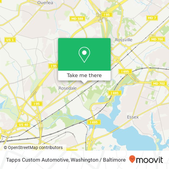 Mapa de Tapps Custom Automotive