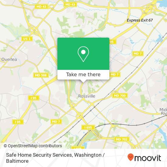 Mapa de Safe Home Security Services