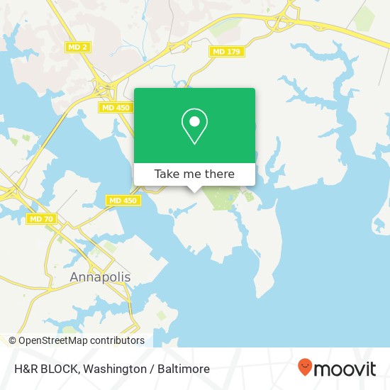 H&R BLOCK map