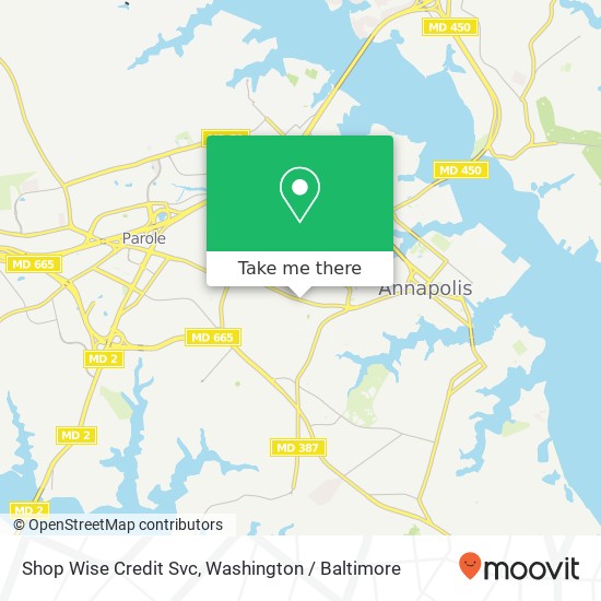 Shop Wise Credit Svc map