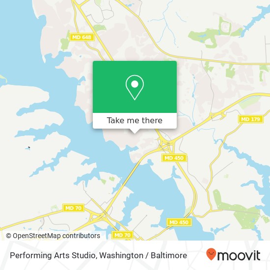 Mapa de Performing Arts Studio
