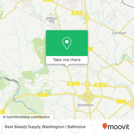 Mapa de Best Beauty Supply