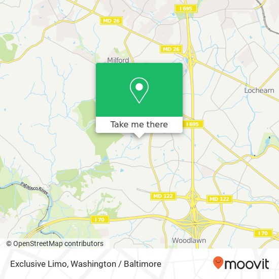 Mapa de Exclusive Limo