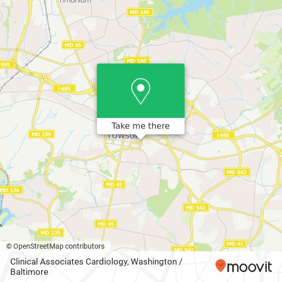 Mapa de Clinical Associates Cardiology