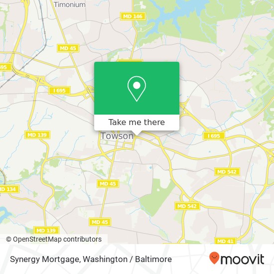 Synergy Mortgage map