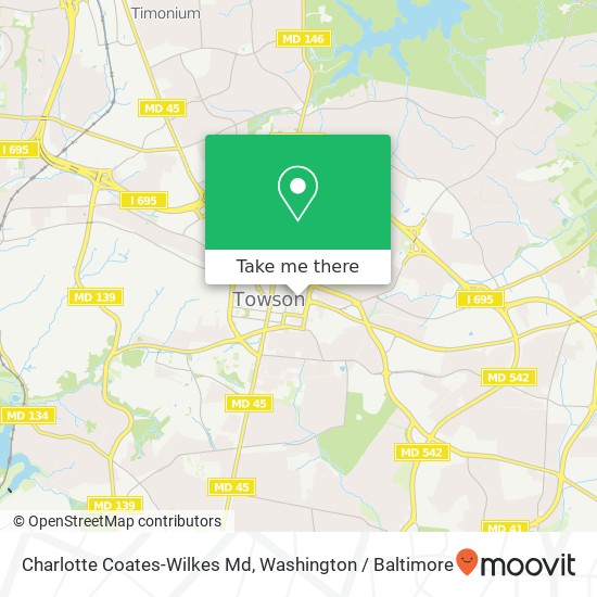 Charlotte Coates-Wilkes Md map