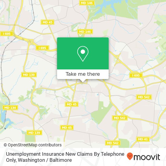 Unemployment Insurance New Claims By Telephone Only map