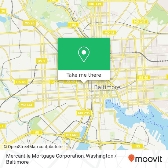 Mercantile Mortgage Corporation map