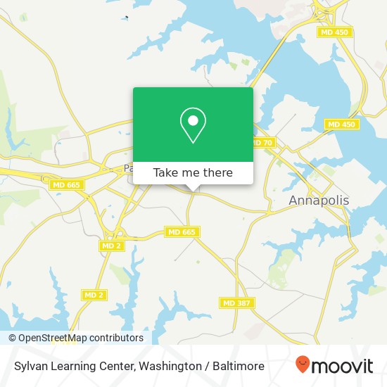 Sylvan Learning Center map