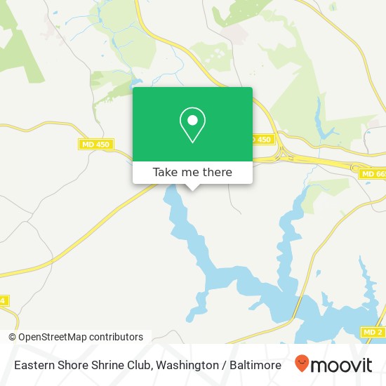 Eastern Shore Shrine Club map