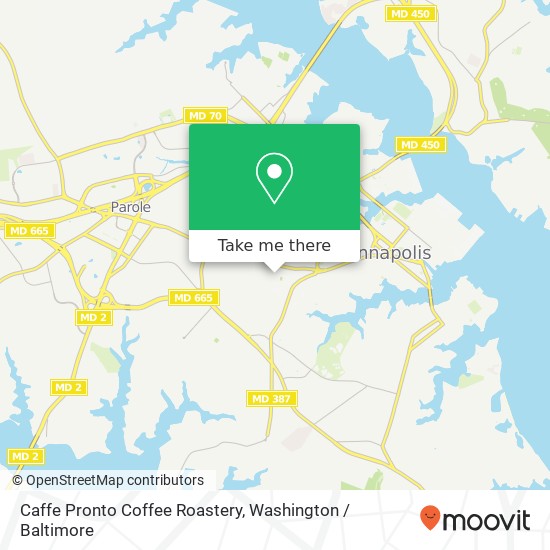 Mapa de Caffe Pronto Coffee Roastery