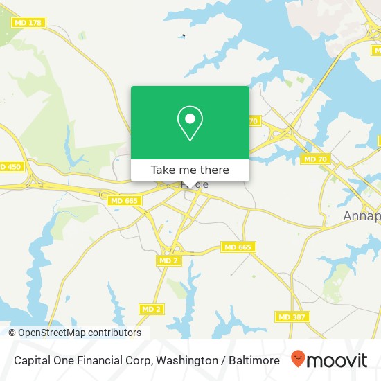 Mapa de Capital One Financial Corp
