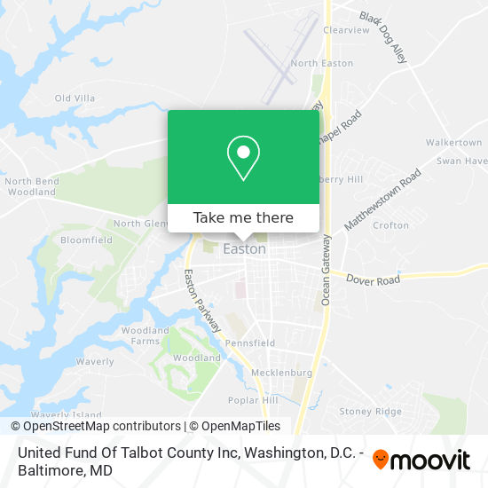 United Fund Of Talbot County Inc map