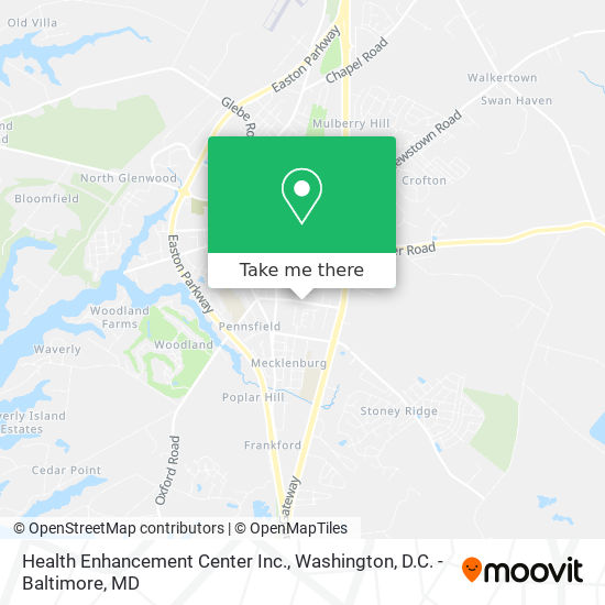 Mapa de Health Enhancement Center Inc.