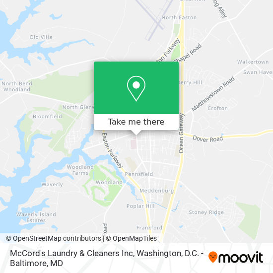 Mapa de McCord's Laundry & Cleaners Inc