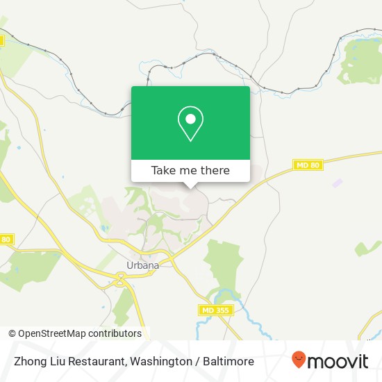 Mapa de Zhong Liu Restaurant