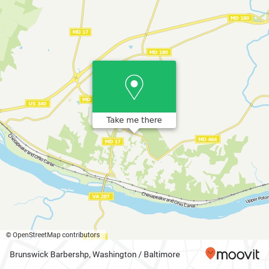 Mapa de Brunswick Barbershp