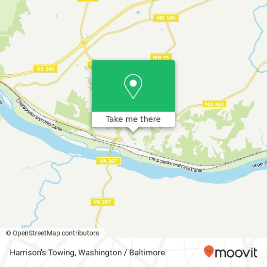 Mapa de Harrison's Towing