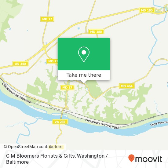 C M Bloomers Florists & Gifts map