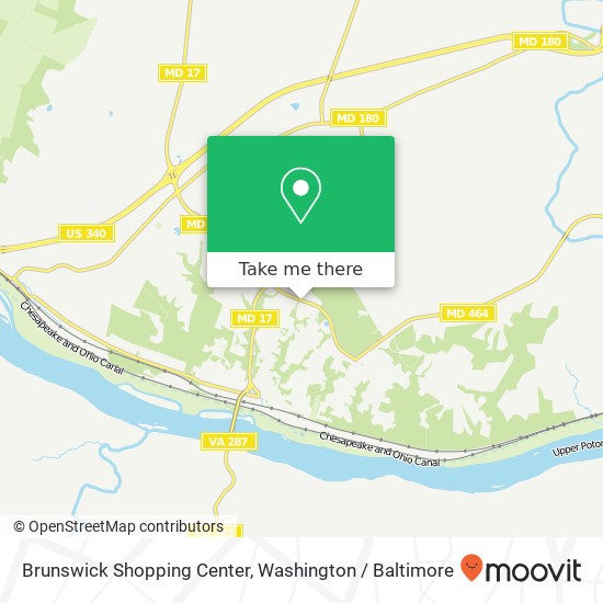 Mapa de Brunswick Shopping Center