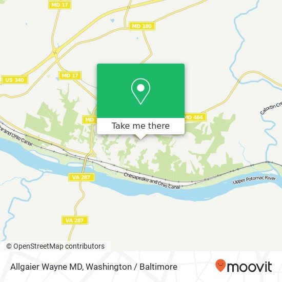 Allgaier Wayne MD map