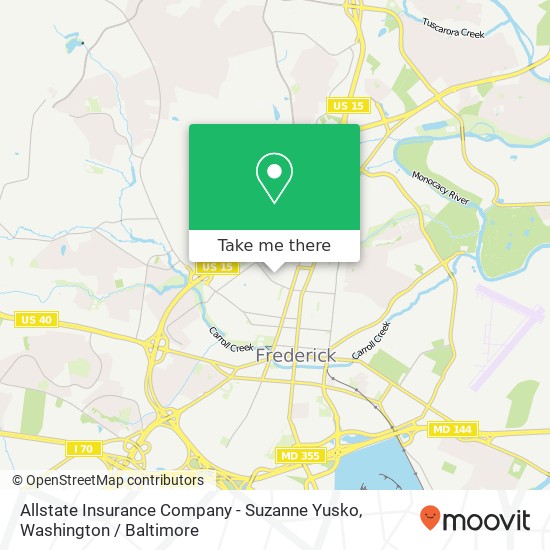 Mapa de Allstate Insurance Company - Suzanne Yusko