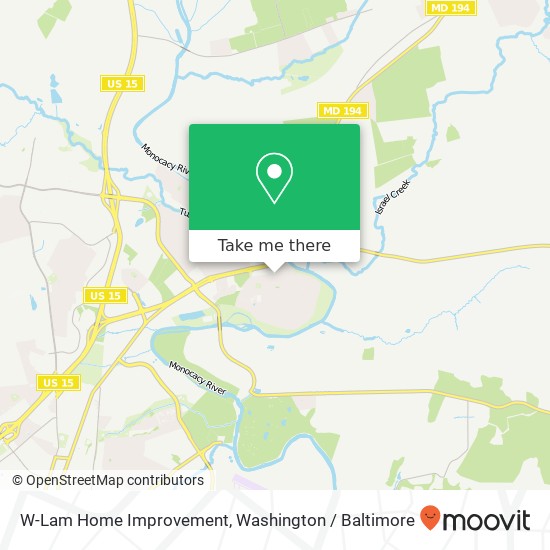 Mapa de W-Lam Home Improvement