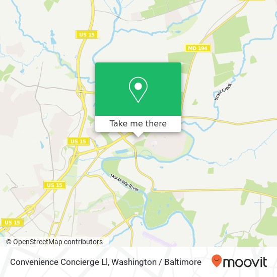 Mapa de Convenience Concierge Ll