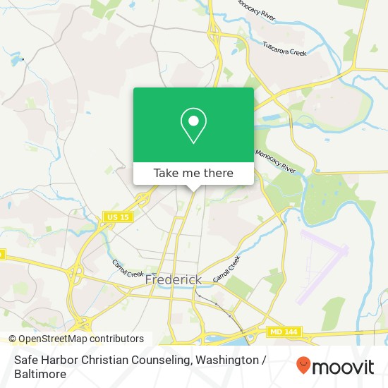 Mapa de Safe Harbor Christian Counseling