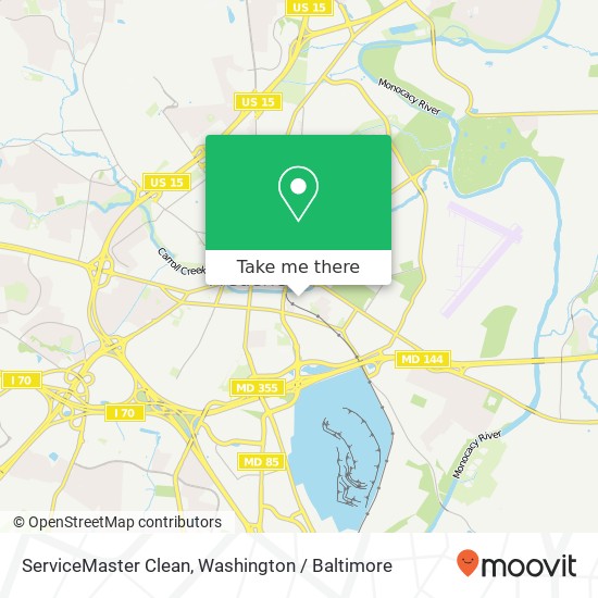 ServiceMaster Clean map