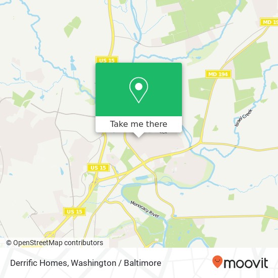 Derrific Homes map