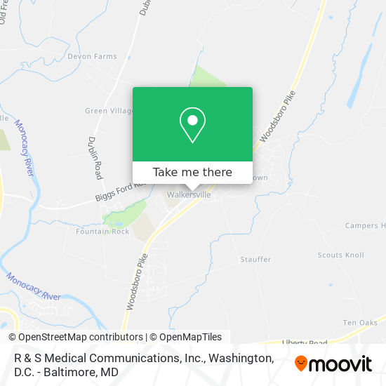 R & S Medical Communications, Inc. map