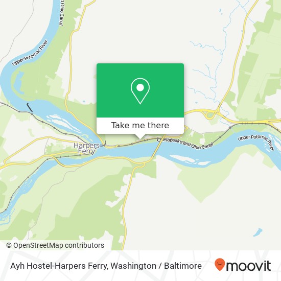 Mapa de Ayh Hostel-Harpers Ferry